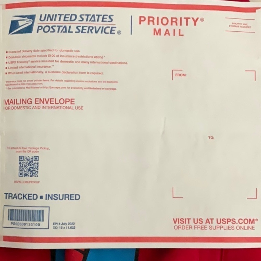 Extra Shipping Label for Over 5 Pound  Bundles